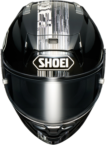 קסדת שואי מלאה שחור / לבן -  SHOEI X-SPR PRO CROSS LOGO TC-5