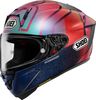 קסדת שואי מלאה כחול אדום - SHOEI X-SPR PRO MARQUZ HOLI TC-1