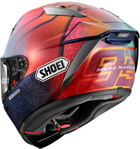 קסדת שואי מלאה כחול אדום - SHOEI X-SPR PRO MARQUZ HOLI TC-1