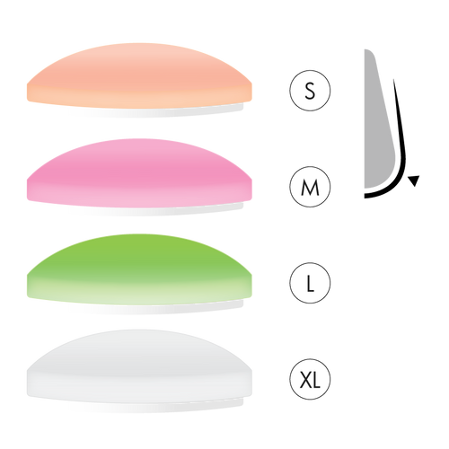 Silicone Pads L - form | מברשת למינציה דו צדדית