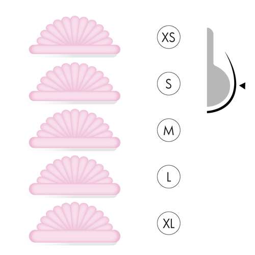 Silicone Pads C - form | שקיות שלב 4 נוטריקרטין