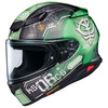 קסדת שואי מלאה שחור / ירוק - SHOEI NXR2 ZAKU 2 TC-4