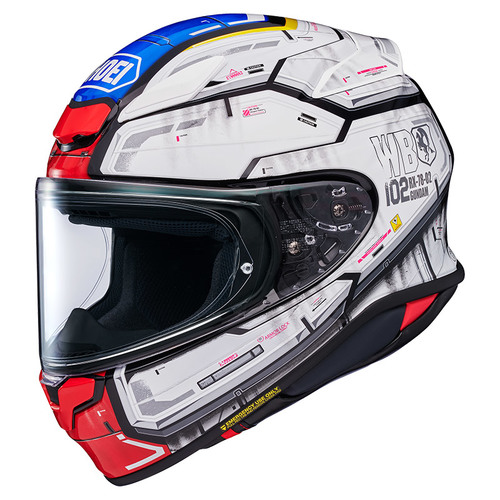 קסדת שואי מלאה אדום / לבן / כחול - SHOEI NXR2 GUNDAM TC-10