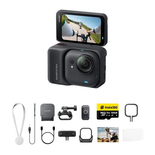 קיט מצלמת אקסטרים Insta360 Go Ultra Premium Cycling Bundle