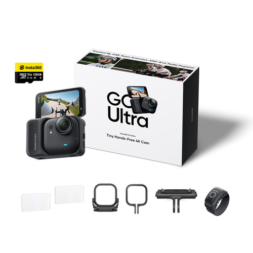 קיט מצלמת אקסטרים Insta360 Go Ultra Premium Cycling Bundle