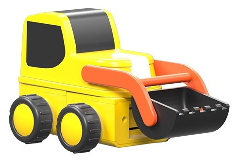 Magnetix Trucks ערכת 52 חלקים: משאיות עבודה מגנטיות מודולריות – בנה, פרק וצור ללא גבולות!
