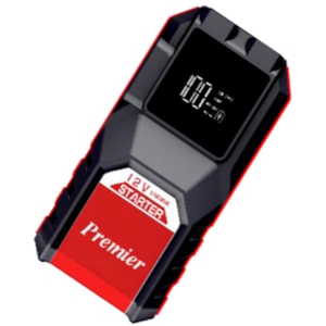 בוסטר התנעה לרכב כולל פנס וסוללת גיבוי 12,000mAh ‏Premier
