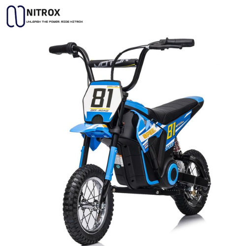 אופנוע שטח מקצועי לילדים 24V מנוע שרשרת מבית NITROX 