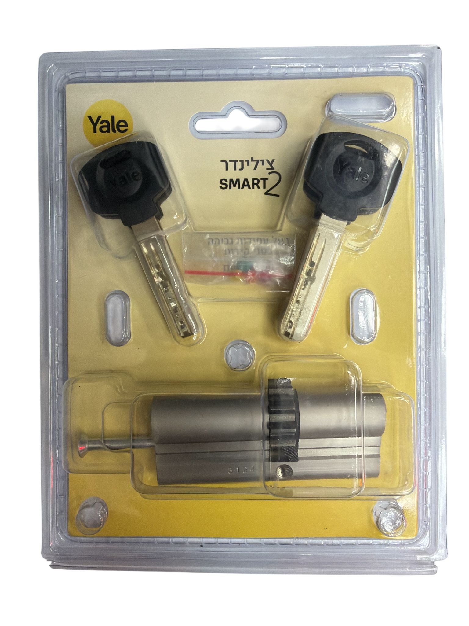 צילינדר YALE SMART 2  מידה 81 מ”מ (33×48)