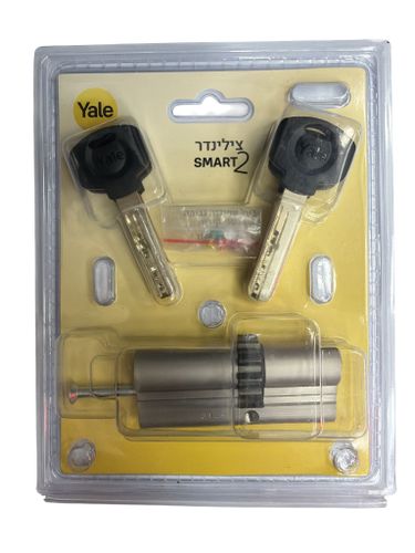צילינדר YALE SMART 2  מידה 86 מ”מ (33×53)