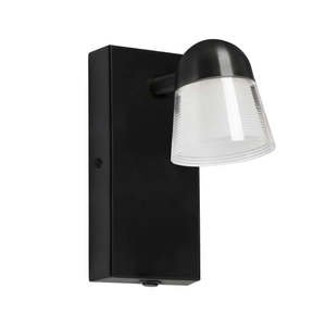 ספוט בל קיר בודד+ מפסק קאפהד לד 6W שחור/לבן WL-806S אור חם