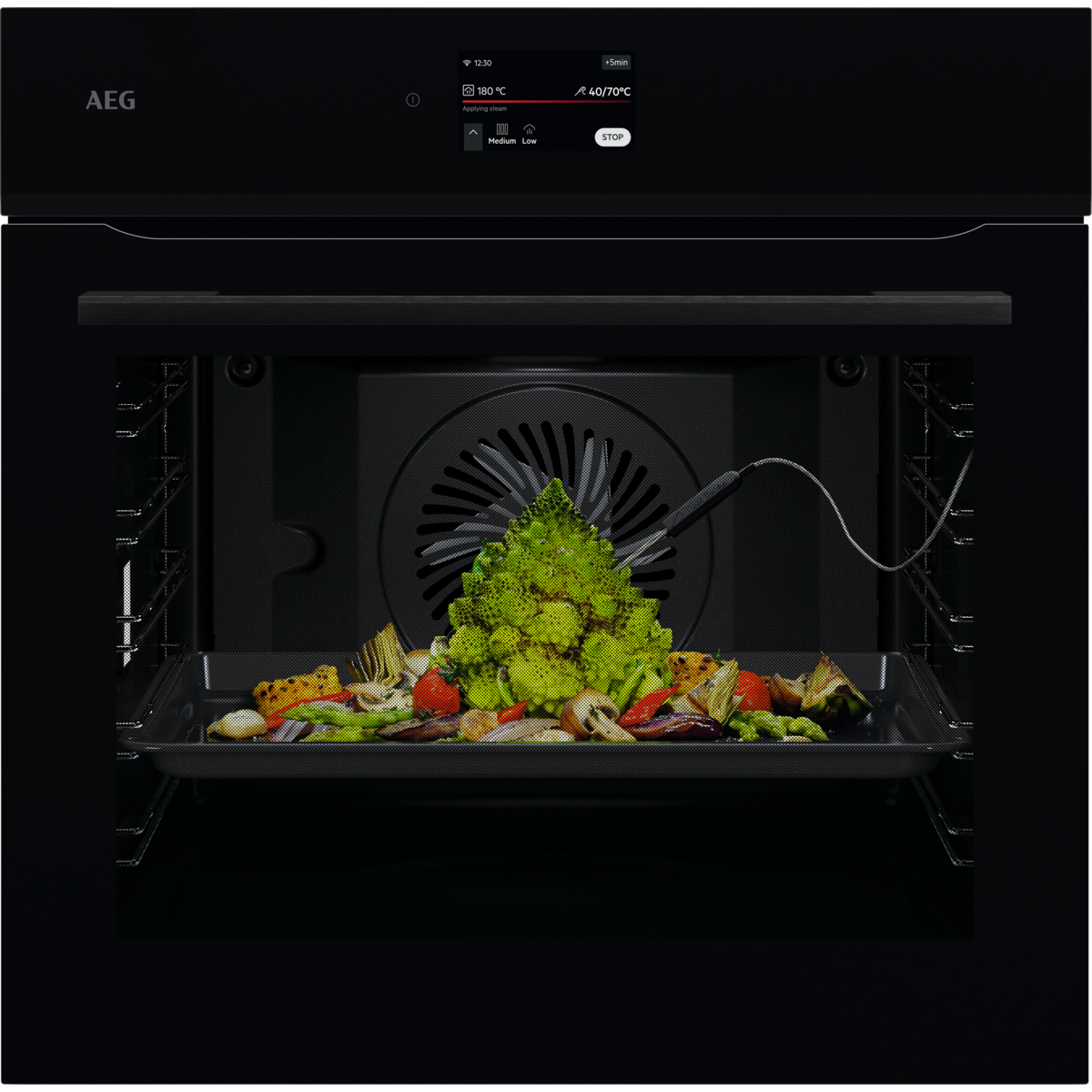 ‏תנור בנוי AEG ABE75722B