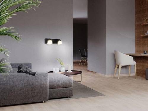 ספוט בל כפול קאפהד לד 12W על פס שחור/לבן CL-70COB80 CCT 