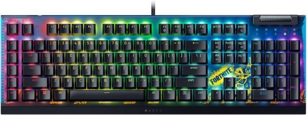 מקלדת גיימינג מכנית Razer BlackWidow V4 X Fortnite  