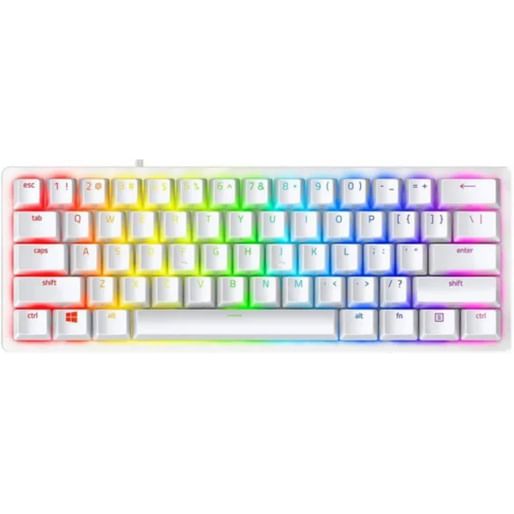 מקלדת גיימינג מכנית  Razer Huntsman V3 Pro Mini -0 - בצבע לבן