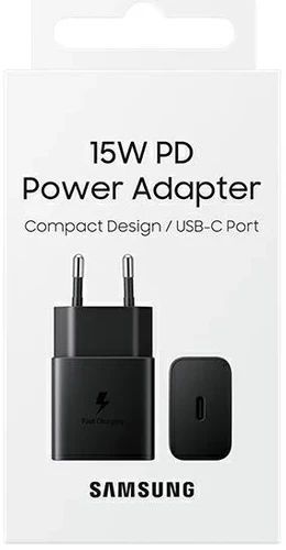 מטען קיר מהיר Samsung PD 15W סמסונג מקורי בצבע שחור