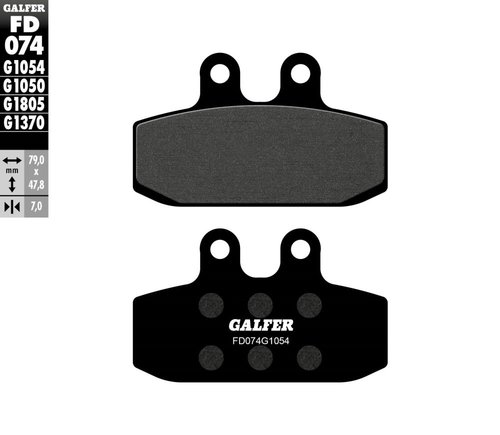 רפידות בלם GALFER Semi Metal FD074G1054 לאופנוע בלימה בטוחה