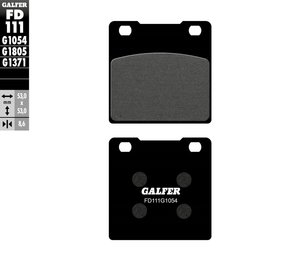 רפידות בלם גלפר - GALFER PADS SEMI METAL FD111G1054