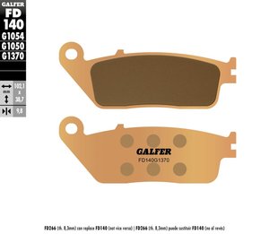 רפידות בלם סינטר גלפר - GALFER PADS SINTER STREET FD140G1370