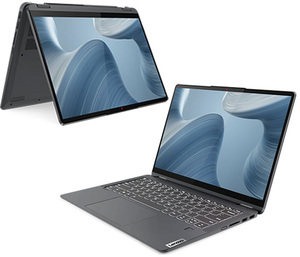 מחשב נייד LENOVO FLEX 5 I3-1215U/8GB/256/14"-TOUCH/WIN11/CLOUD-GREY/3Y/1.5KG 82R70099IV