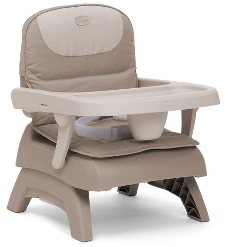 מושב הגבהה לאוכל Bento, מתקפל עם ריפוד ומגש - ונילה Vanila