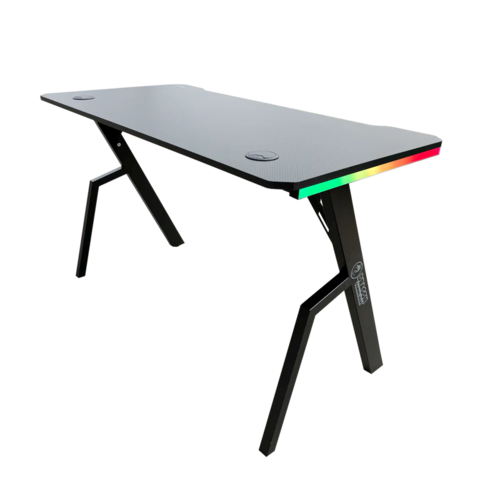 שולחן גיימינג עם תאורת RGB אורך 120 ס