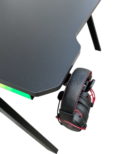 שולחן גיימינג עם תאורת RGB אורך 120 ס