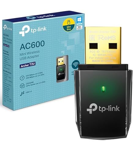 כרטיס רשת אלחוטי NANO TPLINK ARCHER T2UB NANO 4.2 AC600 USB