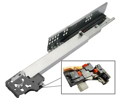מסילה שליפה כפולה נסתרת 3D דגם TS01 (זוג)