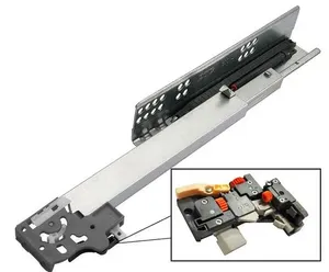 מסילה שליפה כפולה נסתרת 3D דגם TS01 (זוג)
