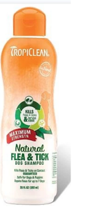 שמפו טרופיקלין טבעי נגד פרעושים וקרציות 592 מל