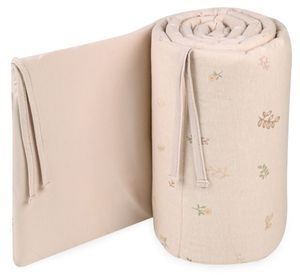 מגן ראש למיטת תינוק מבד 100% כותנה - ורדים