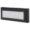 צמוד קיר חומה אסטרו 10W IP54 3מסגרת שחורה