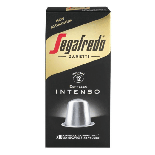 10 קפסולות סגפרדו Segafredo Intenso לנספרסו