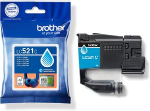 ראש דיו כחול מקורי brother lc521C