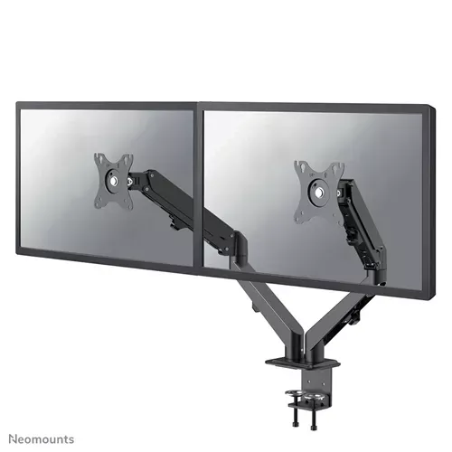 זרוע שולחנית לשני מסכי מחשב Neomounts DS70-700BL2