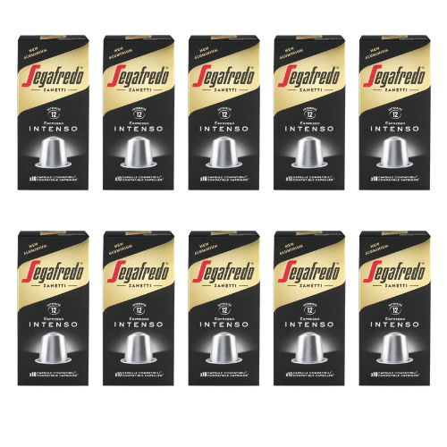 100 קפסולות סגפרדו Segafredo Intenso לנספרסו