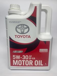 שמן מנוע טויוטה 5W30 SP GF6 4L סינטטי מלא 