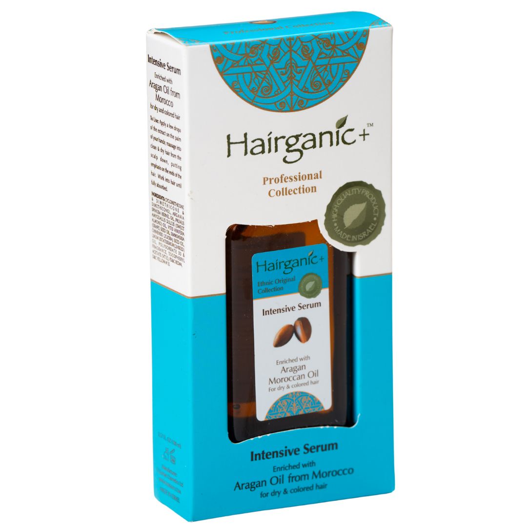 סרום מטפל לשיער Hairganic מועשר בשמן ארגן ממרוקו היירגניק  100 מ"ל