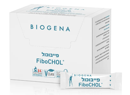 ביוג׳נה פייבּוכּול 30שקיקים במשקל 4.1 גרם כ"א | BIOGENA FiboCHOL