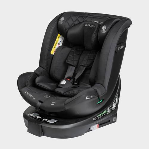 כיסא בטיחות מסתובב 360° משולב בוסטר SPORTLINE I-Protec Plus