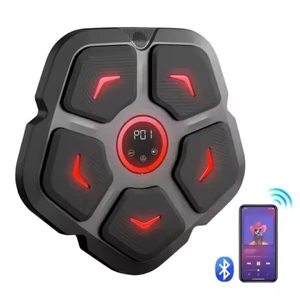 מכונת אגרוף חכמה עם מוסיקה אינטראקטיבית Bluetooth ותאורת LED 