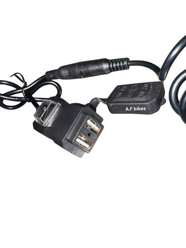 USB מטען 2 יציאות לאופניים וקורקינט חשמלי