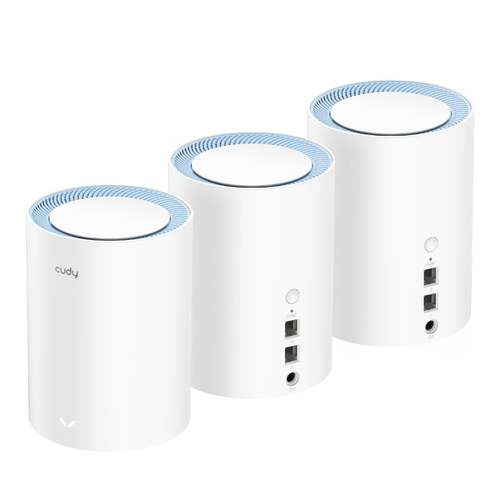 מגדיל טווח CUDY AC1200 WIFI MESH SOLUTION 3-PACK M1300