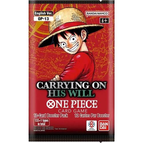קלפי וואן פיס חבילת בוסטר וואן פיס Carrying On His Will Booster Pack - Carrying On His Will (OP13)