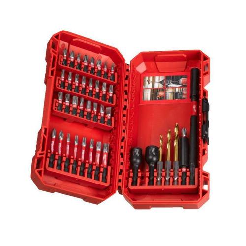 סט ביטים ומקדחים 40 חלקים MILWAUKEE SHOCKWAVE