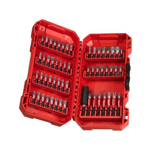 סט ביטים ומקדחים 56 חלקים MILWAUKEE SHOCKWAVE