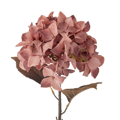 ענף הידרנג'אה מלאכותי Hydrangea - ורוד