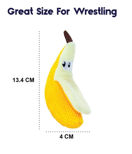 פטס סטייג'ס בובת בננה דנטלית לחתולים