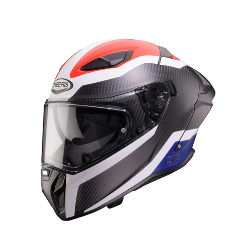 קסדת כביש מלאה קאברג דריפט איבו קרבון 2 CABERG DRIFT EVO CARBON II שחור\כחול\אדום מט